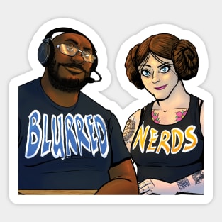 Blurred Nerds Podcast Sticker